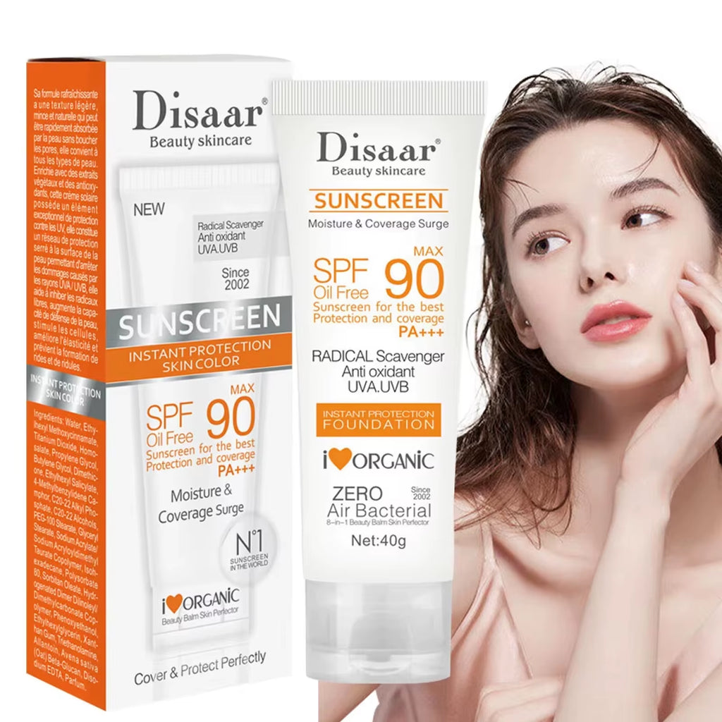 Facial Body Sunscreen Waterproof SPF 90+UV Sun Cream Sunblock Skin Protective Cream anti Sun Facial Seaside Protection Cream